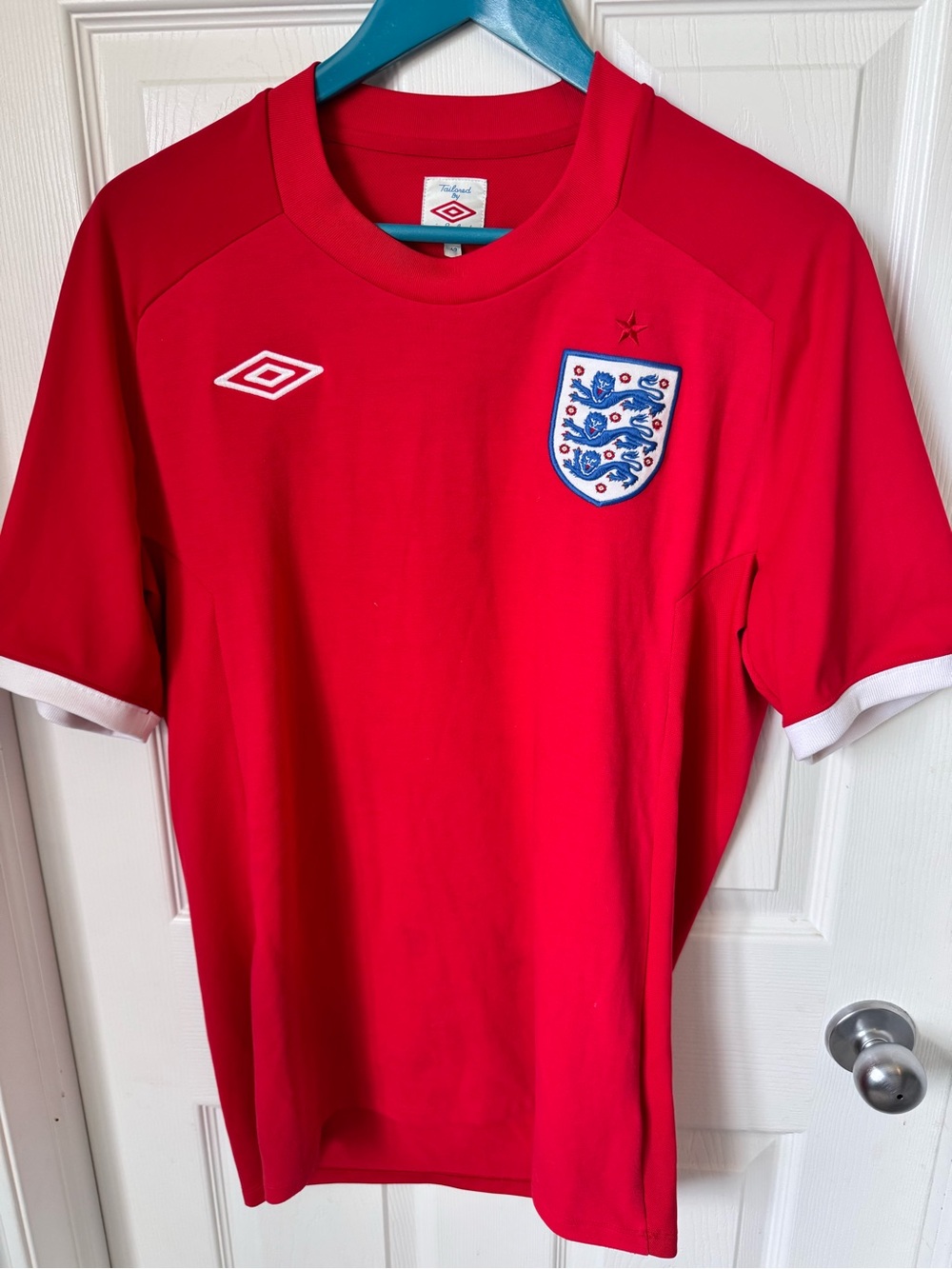 Mens Umbro England 2010-2012 Away Football Jersey World Cup FIFA Size Medium